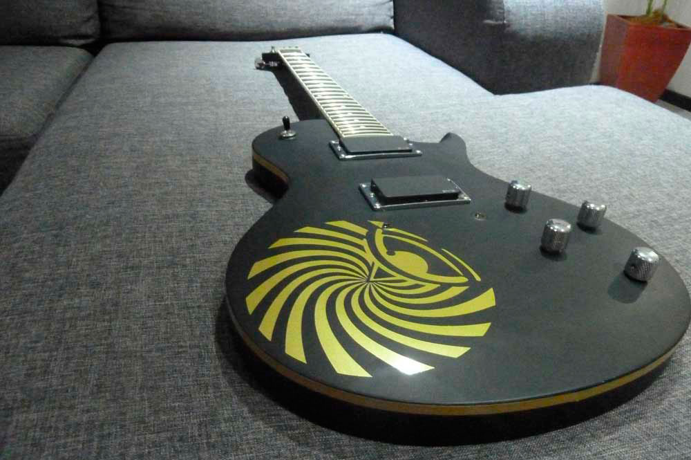 wrapped guitar
