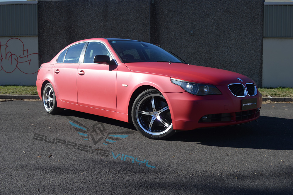 Matte Wrapped BMW