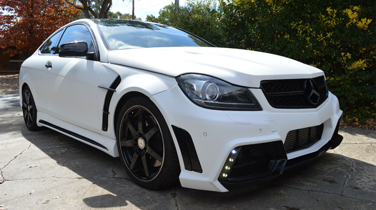 wrapped mercedes C250