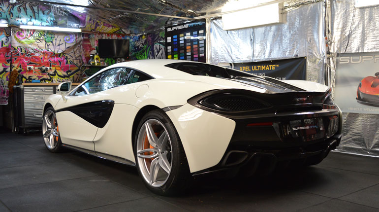 wrapped mclaren Canberra